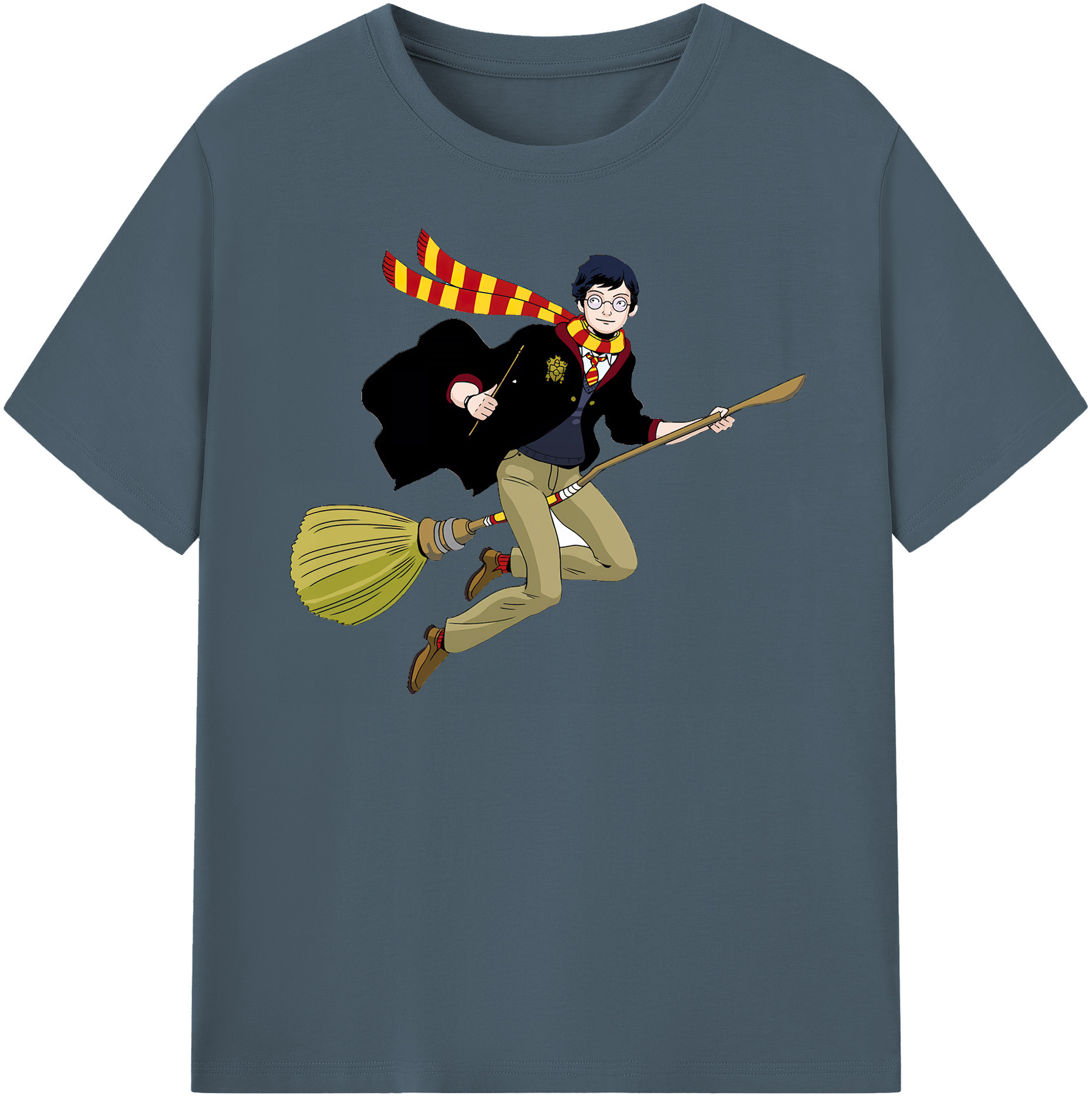 （画像用） Harry Potter ハリー・ポッターシリーズ 綿100％半袖Tシャツ（フロントプリント）